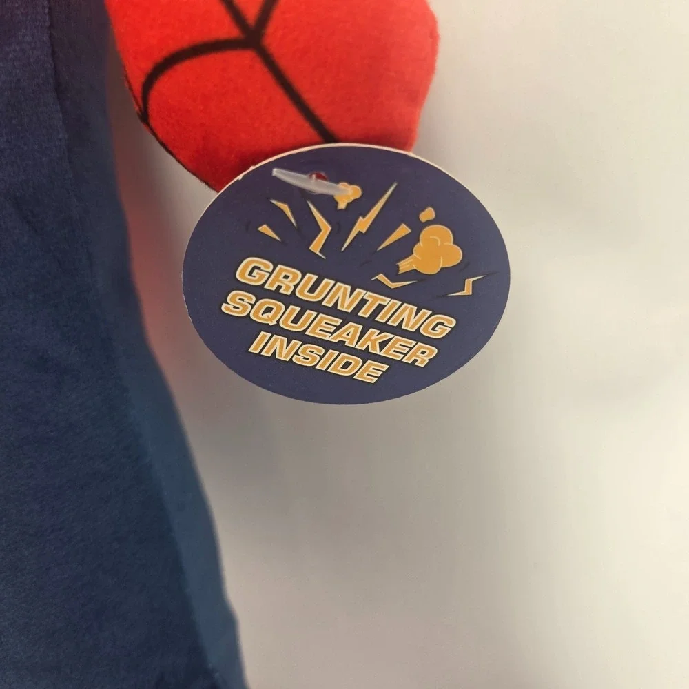 Marvel Spider-Man Dog Toy Large 18 Inch Red Blue New Plush Grunting Squeaker Toy